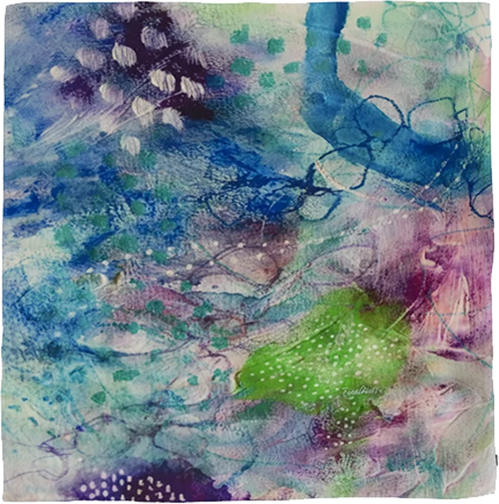 A silk-art presentation prepared for a private collector viewing
